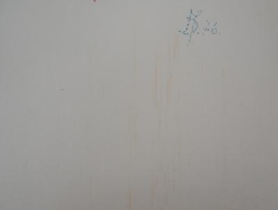 Dora MAAR  - Femme allongée - Dessin Original Signé 2