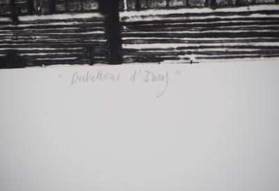 Caroline BOUYER : Déchetterie d’Iury - Gravure originale signée 2