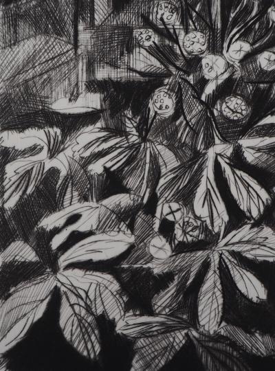 Emilio GRAU-SALA : Chez le fleuriste - Gravure Originale Signée 2