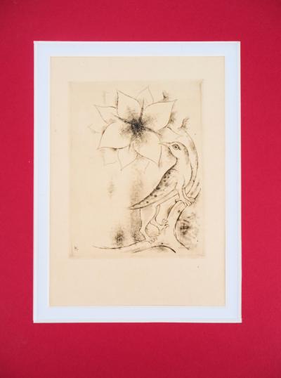 Kiyoshi HASEGAWA : Fleur de printemps - Gravure Originale Signée 2