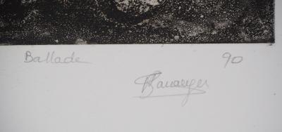 Fabienne BARRANGER : Ballade - Gravure originale signée 2