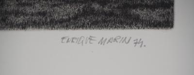 Enrique MARIN : La gruta - Gravure originale signée 2