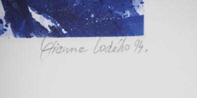 Etienne LODEHO : Chevauchée - Gravure originale signée 2