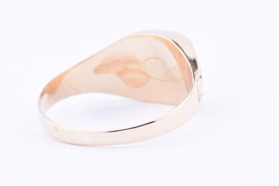 Bague chevalière homme en or 2