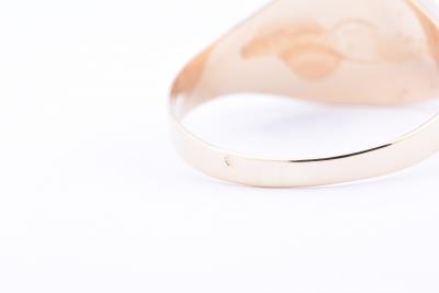 Bague chevalière homme en or 2