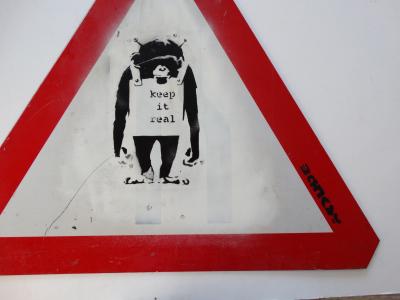 Banksy (né vers 1974), Panneau, GB, vers 2006 2
