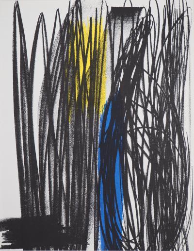 Hans HARTUNG : Influence - Lithographie originale, 1973 2