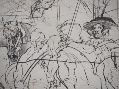 Claude WEISBUCH : À Velázquez - Gravure Originale Signée 2