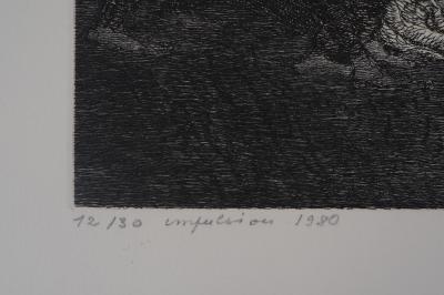 Hélène CSECH : Impulsions - Gravure Originale Signée 2