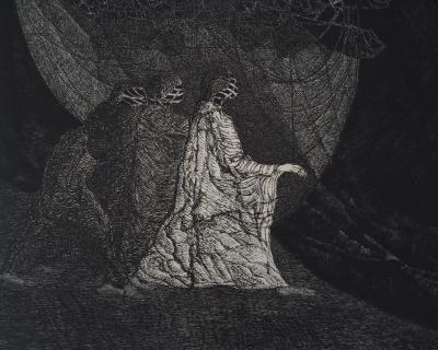 Hélène CSECH : Impulsions - Gravure Originale Signée 2