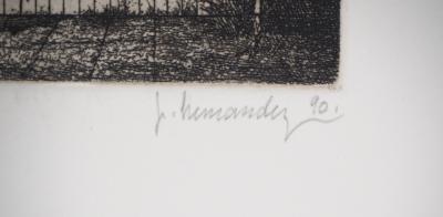 Jose HERNANDEZ : Insecte III - Gravure originale signée 2