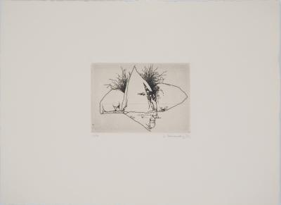 Jose HERNANDEZ : CAPIROTE I - Gravure originale signée 2