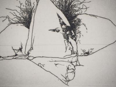 Jose HERNANDEZ : CAPIROTE I - Gravure originale signée 2