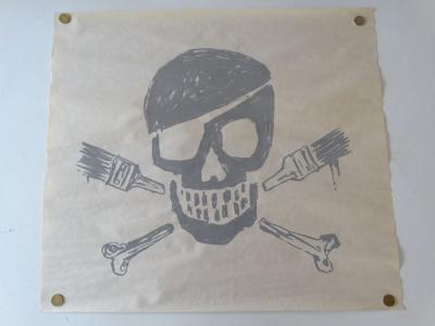 Paul Insect  - Skull Pow, sérigraphie 2