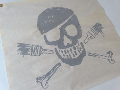 Paul Insect  - Skull Pow, sérigraphie 2