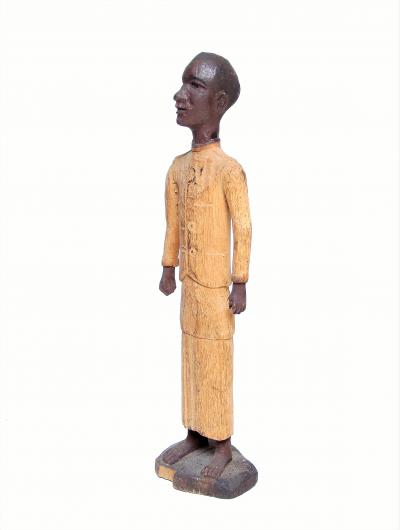 Madagascar, Tribu Bara - Statuette en bois, milieu du XXème siècle 2
