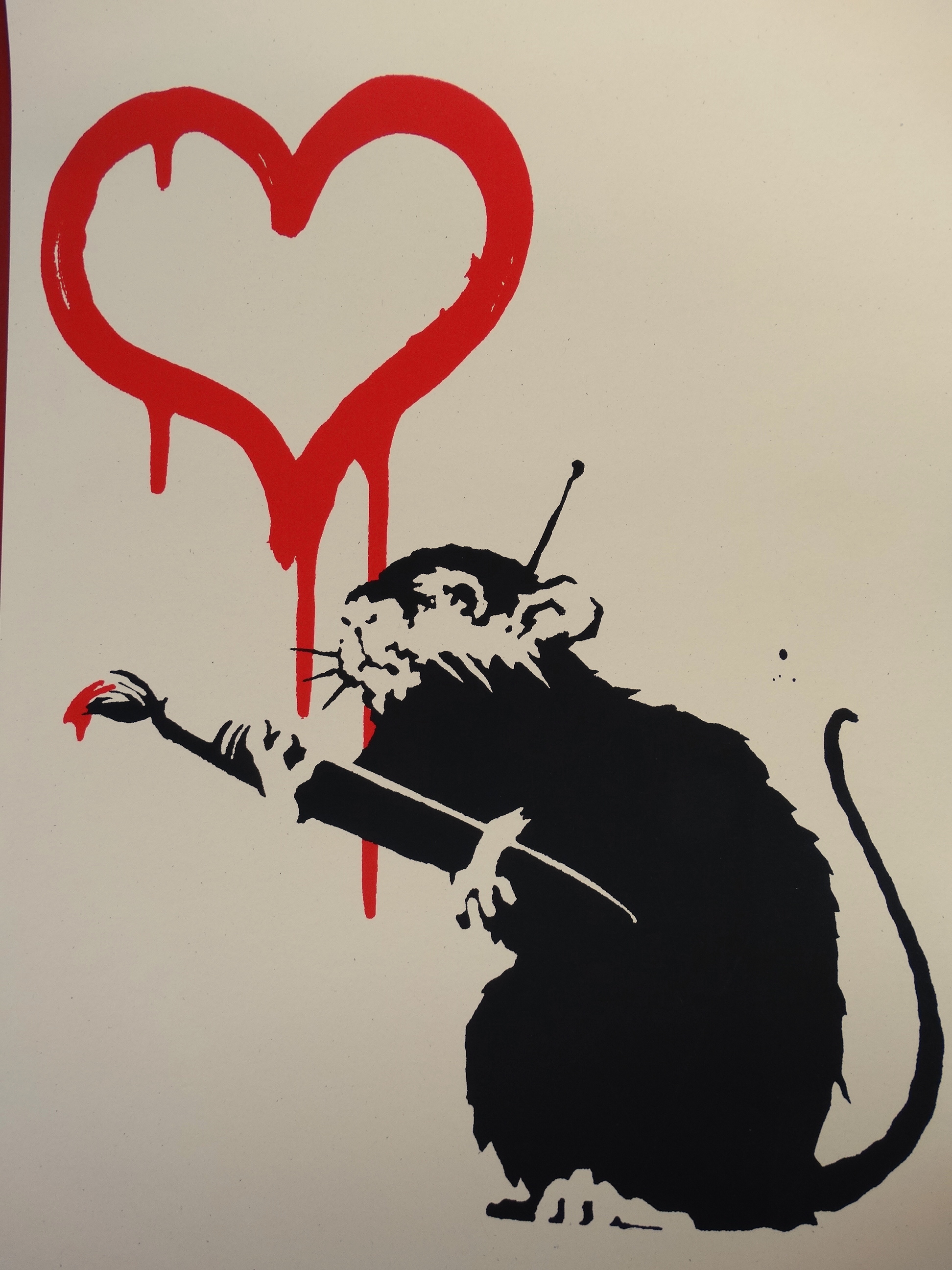 BANKSY (1974) (après) - Rat 2004, sérigraphie signée - Street Art ...