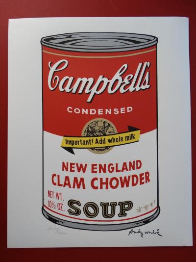 Andy Warhol (d’après) -  Campbell´s Soup Can 2