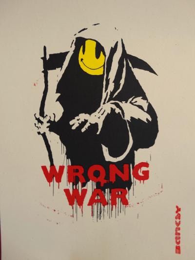 BANKSY (d’après) - Wrong War, 2004 - Sérigraphie 2