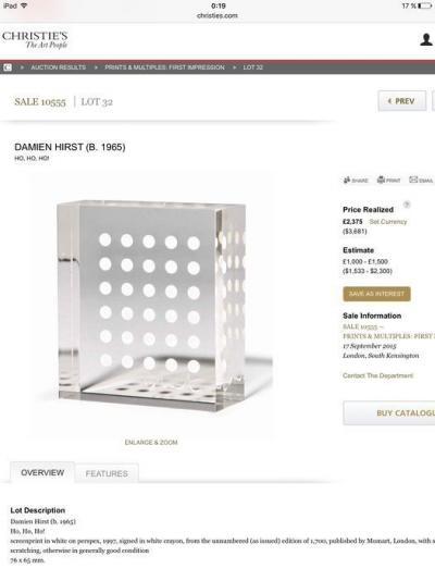 Damien Hirst - Sculpture, signé à la main 2