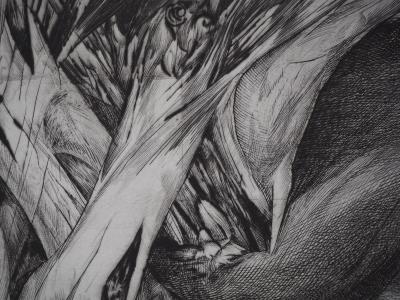 Yves DOARÉ : Chimère n°1 - Gravure Originale Signée 2