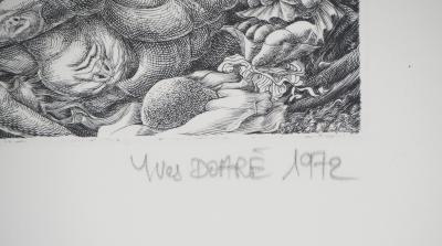 Yves DOARÉ : La chute des damnés - Gravure Originale Signée 2