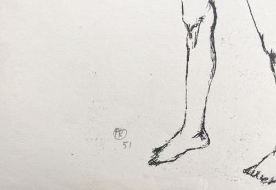 Paul REBEYROLLE - Maternité, 1951 - Sérigraphie signée au crayon 2