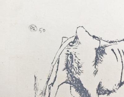 Paul REBEYROLLE - Io , 1950 - Sérigraphie originale signée au crayon 2