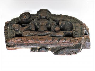 Nepal - Rare sculpture de Vishnu, art Newar, XVIIe siècle 2
