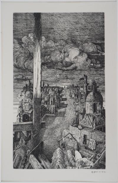 Philippe MOHLITZ : La citadelle - Gravure Originale Signée 2