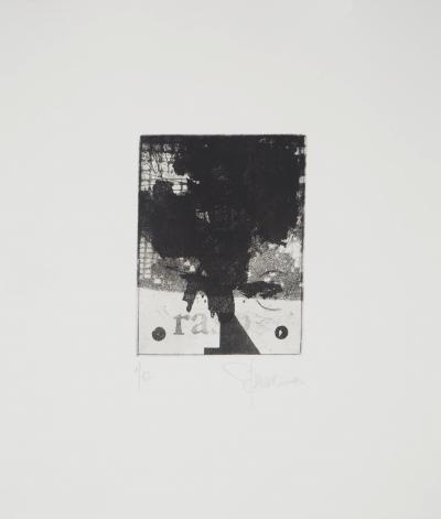 Ricardo COLMENARES : L’arbre noir - Gravure Originale Signée 2