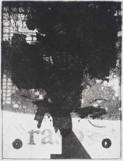 Ricardo COLMENARES : L’arbre noir - Gravure Originale Signée 2