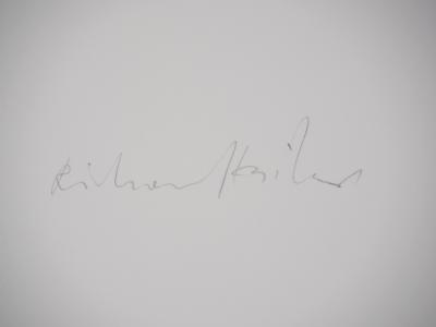 Richard BILAN : Voyage en train - Lithographie Originale Signée 2