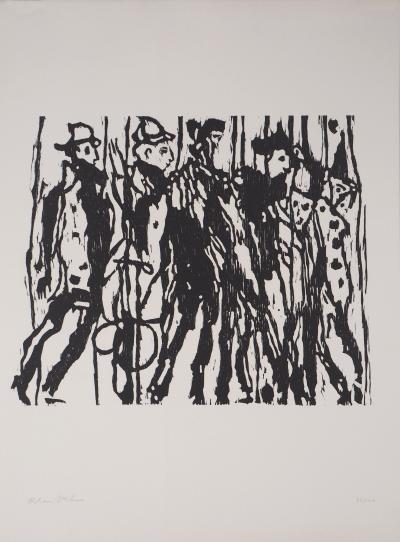 Richard BILAN : L’armée d’hommes - Lithographie Originale Signée 2