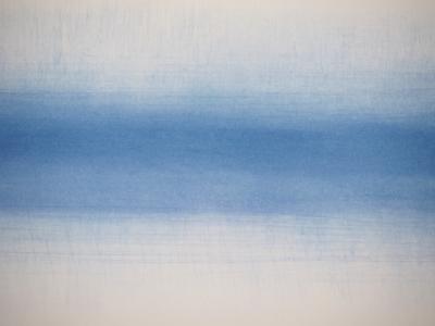 Jean-Luc HERMAN : Le brasier bleu - Lithographie Originale Signée 2
