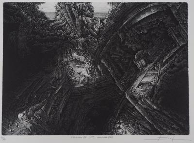 Daniel BEUGNIOT (DUL) : Les vagues des géants - Gravure Originale Signée 2