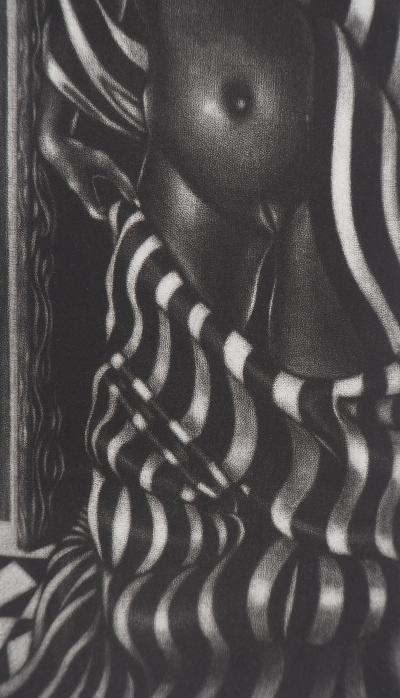 Georges ROULY : Nu noir et blanc - Gravure Originale Signée 2