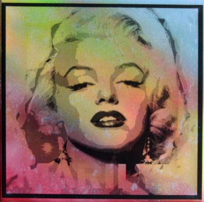 PyB - Marilyn Monroe, 2018 - Technique mixte sur toile 2