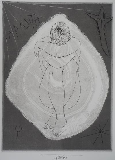 Pierre-Yves TRÉMOIS : Aphrodite - Gravure Originale Signée 2