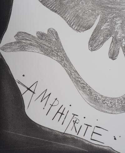 Pierre-Yves TRÉMOIS : Grande Amphitrite - Gravure Originale Signée 2