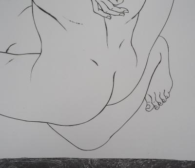 Pierre-Yves TRÉMOIS : L’étreinte - Gravure Originale Signée 2
