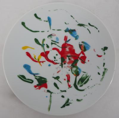 ZAO Wou-Ki - Graminées, Sérigraphie sur Porcelaine, Signée 2
