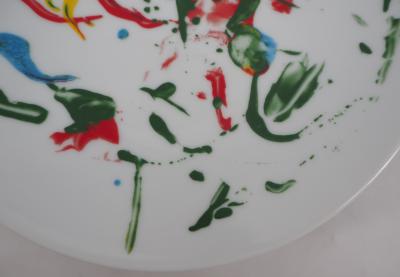 ZAO Wou-Ki - Graminées, Sérigraphie sur Porcelaine, Signée 2