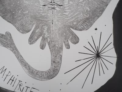 Pierre-Yves TRÉMOIS : Grande Amphitrite - Gravure Originale Signée 2