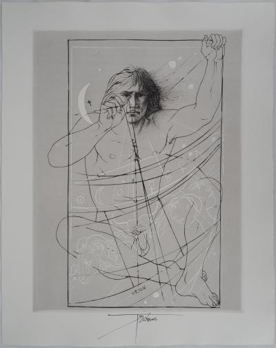 Pierre-Yves TRÉMOIS : Orion - Gravure originale signée 2