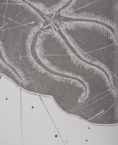 Pierre-Yves TRÉMOIS : La face cachée - Gravure Originale Signée 2