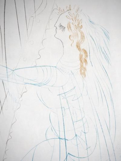 Salvador DALI : La reine Iseult et sa fille - Gravure Originale Signée 2