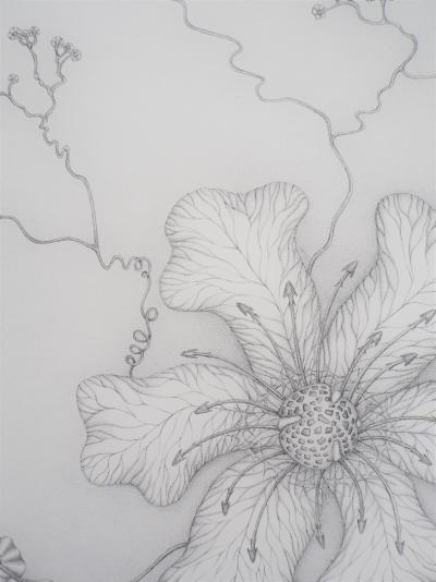 Gochka Charewicz - Large Flower - Original signed lithograph 2