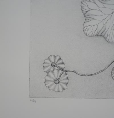 Gochka Charewicz - Large Flower - Original signed lithograph 2