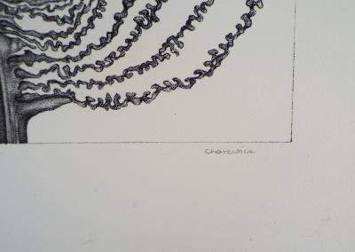 Gochka Charewicz - Grand bourgeon  - Lithographie originale signée 2